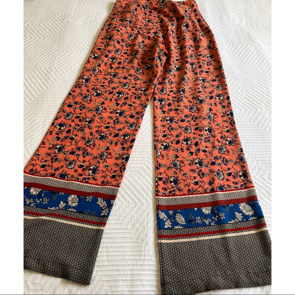 Top Shop - size 6 - High Waisted Floral Print Pants - Picture 12 of 14